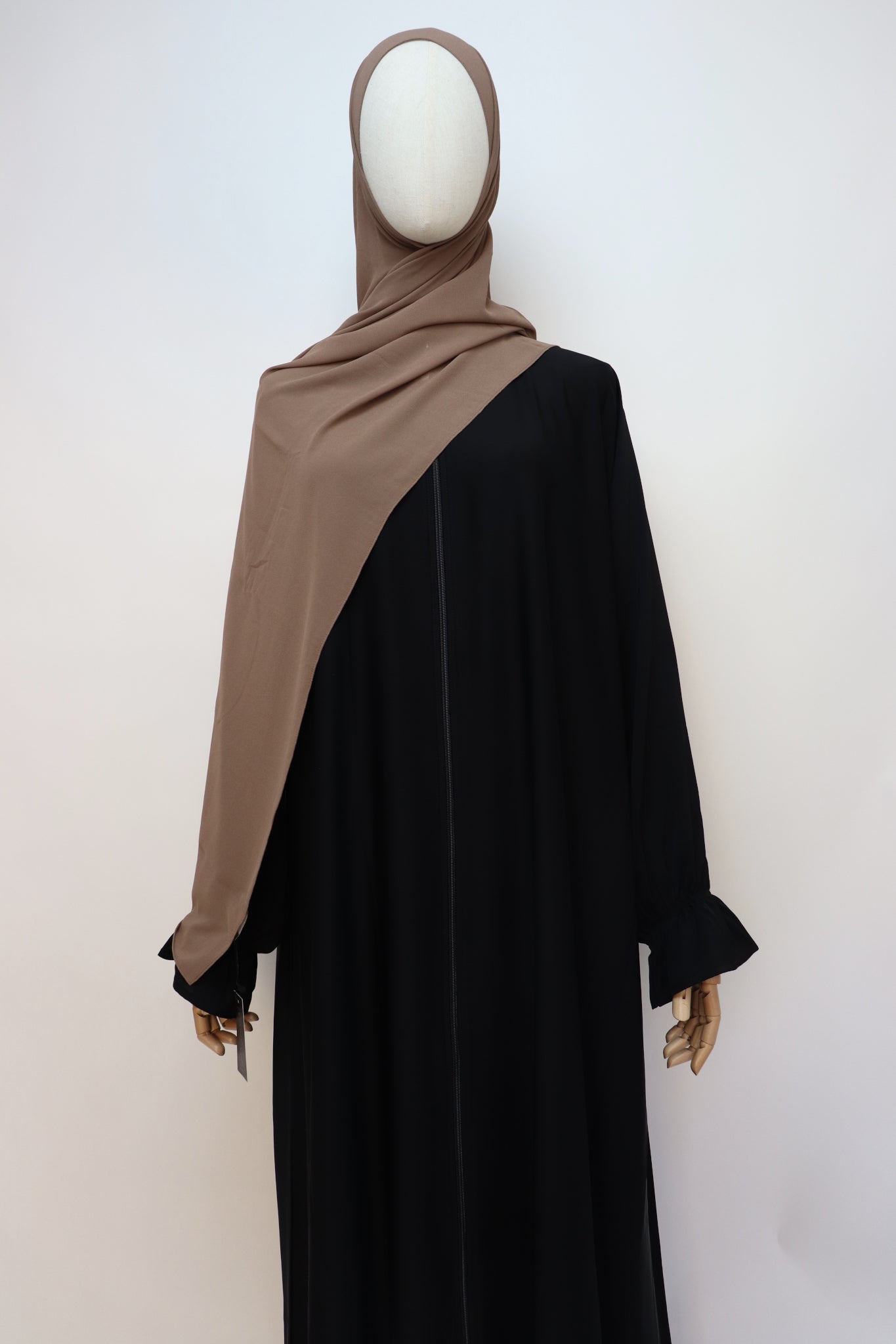 Premium Chiffon Hijab Standard Size - Deep Taupe