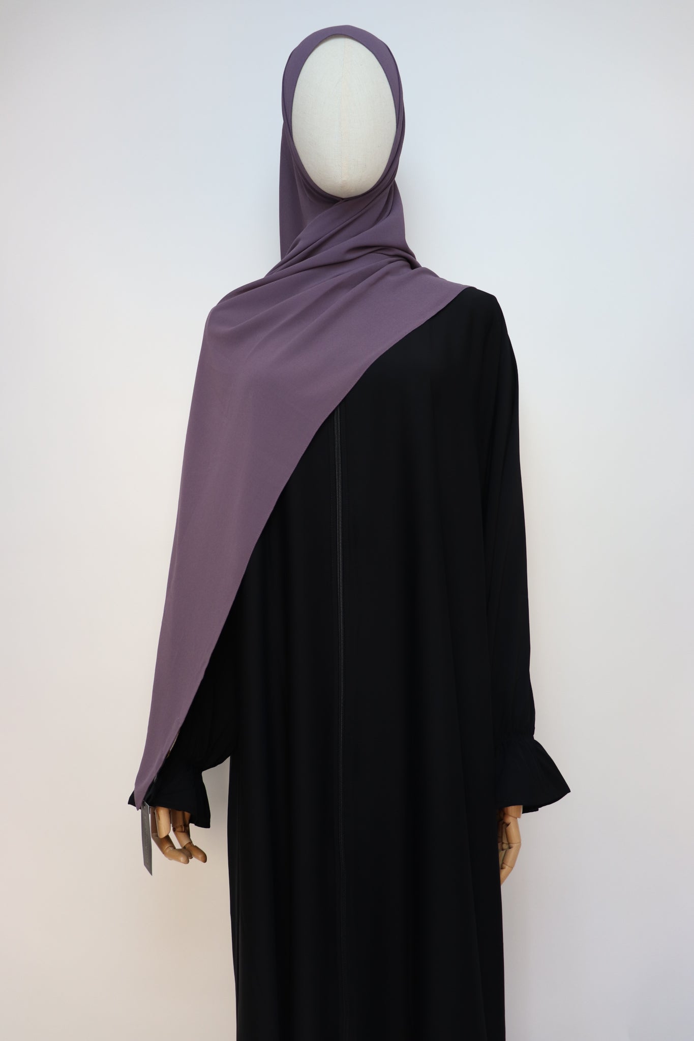 Premium Chiffon Hijab Standard Size - Deep Lilac
