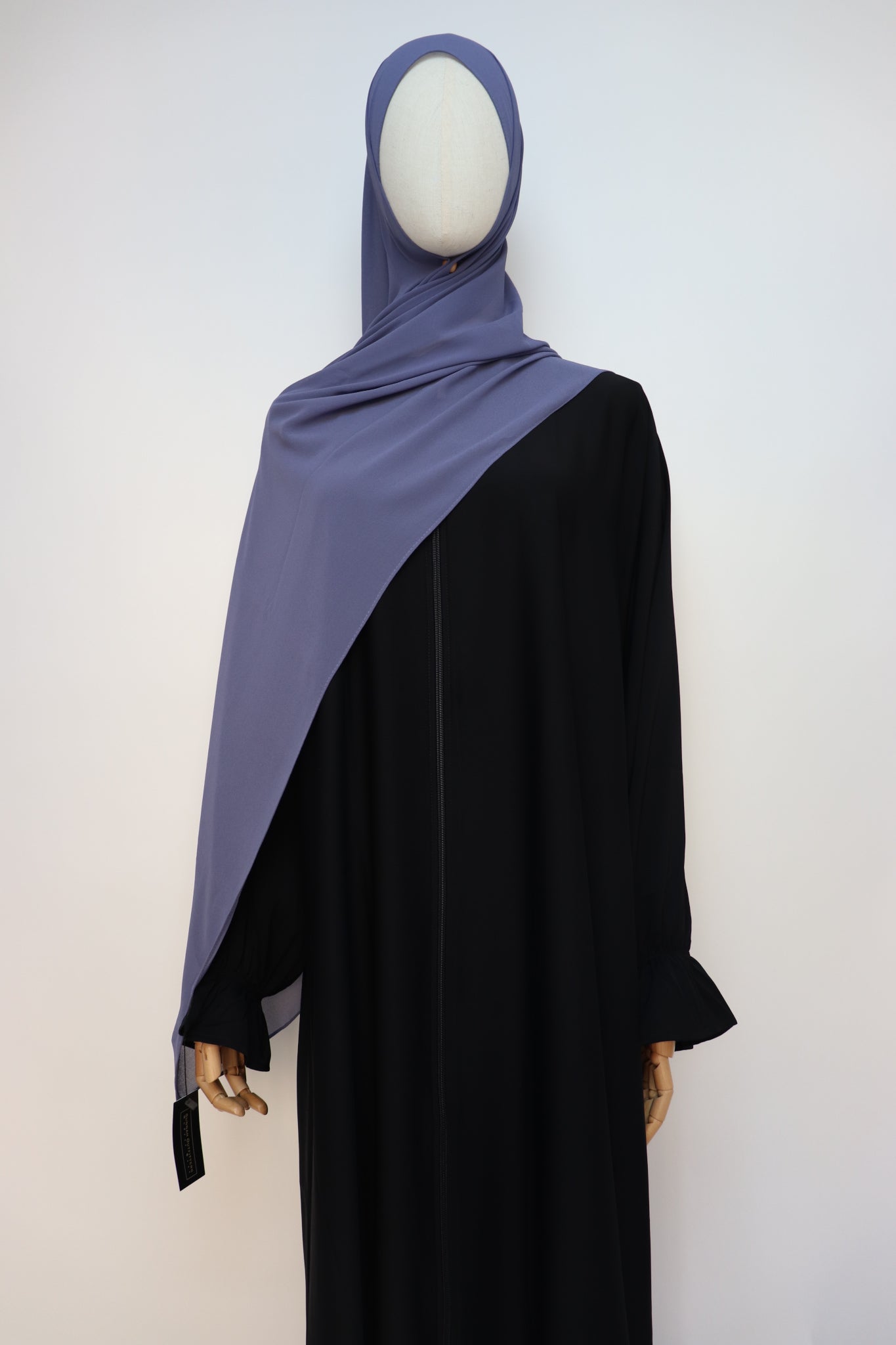 Premium Chiffon Hijab Standard Size - Dusty Blue