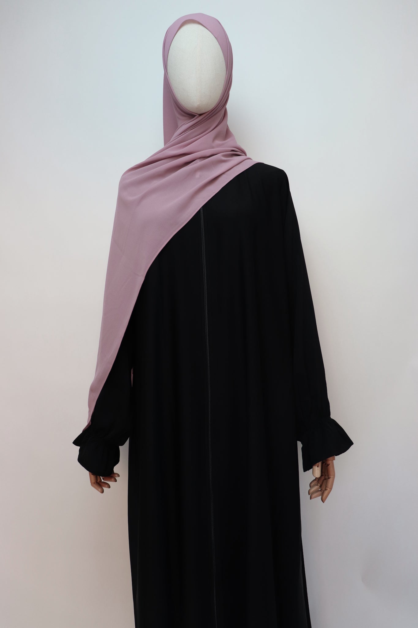 Premium Chiffon Hijab Standard Size - Dusty Mauve