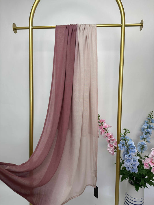 Ombre Maxi Modal Hijab - Multi-blush
