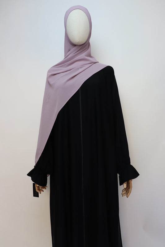 Premium Chiffon Hijab Standard Size - Fog
