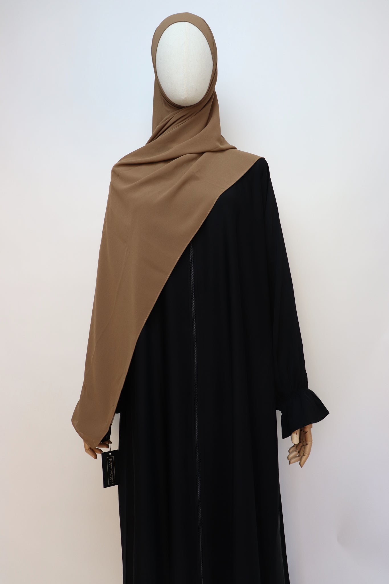 Premium Chiffon Hijab Standard Size - Mocha