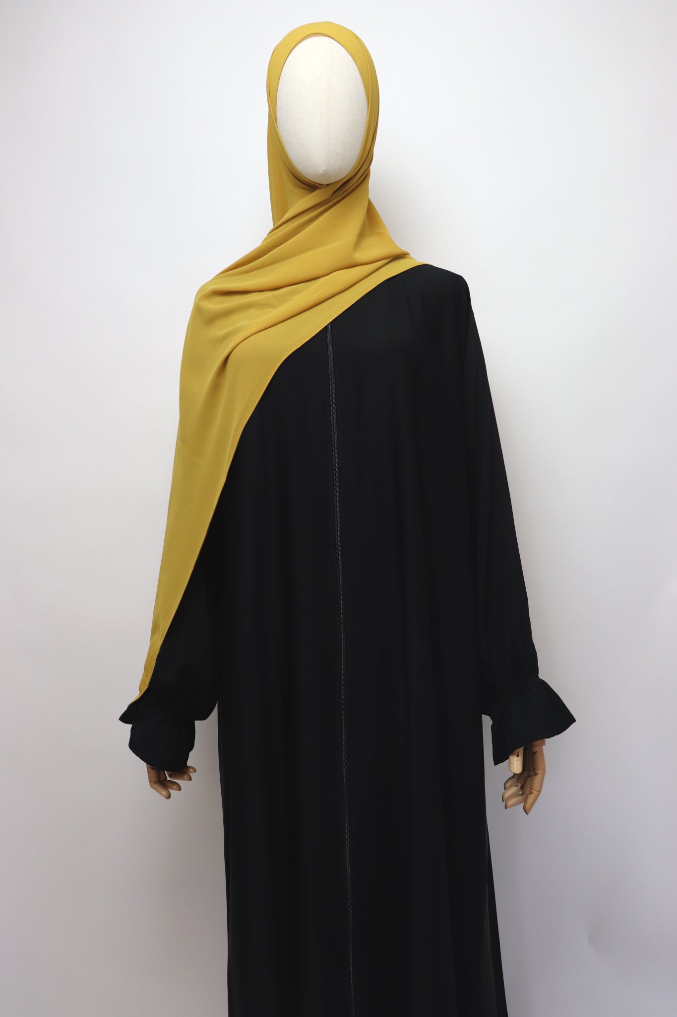 Premium Chiffon Hijab Standard Size - Mustard