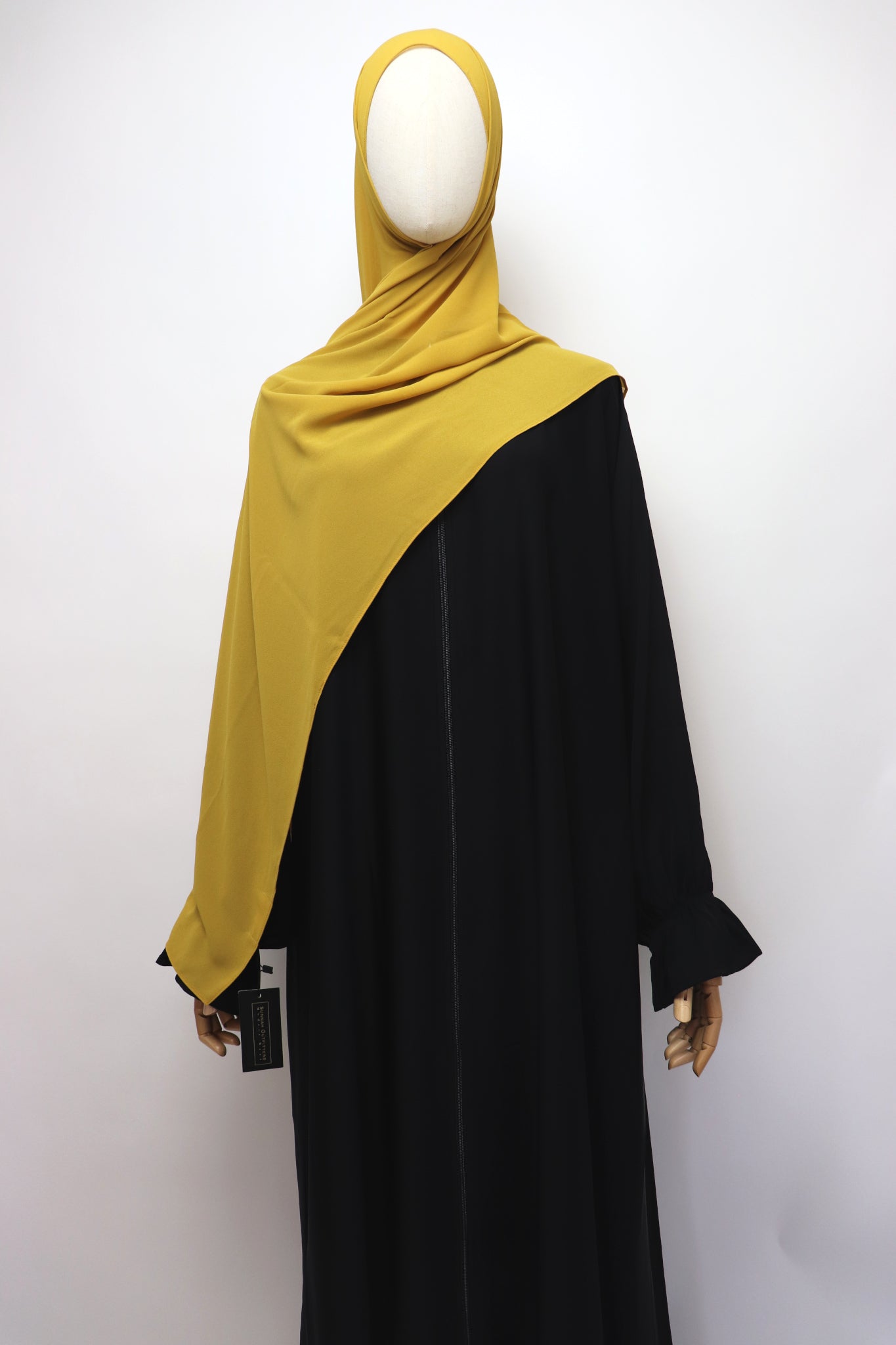 Premium Chiffon Hijab Standard Size - Mustard