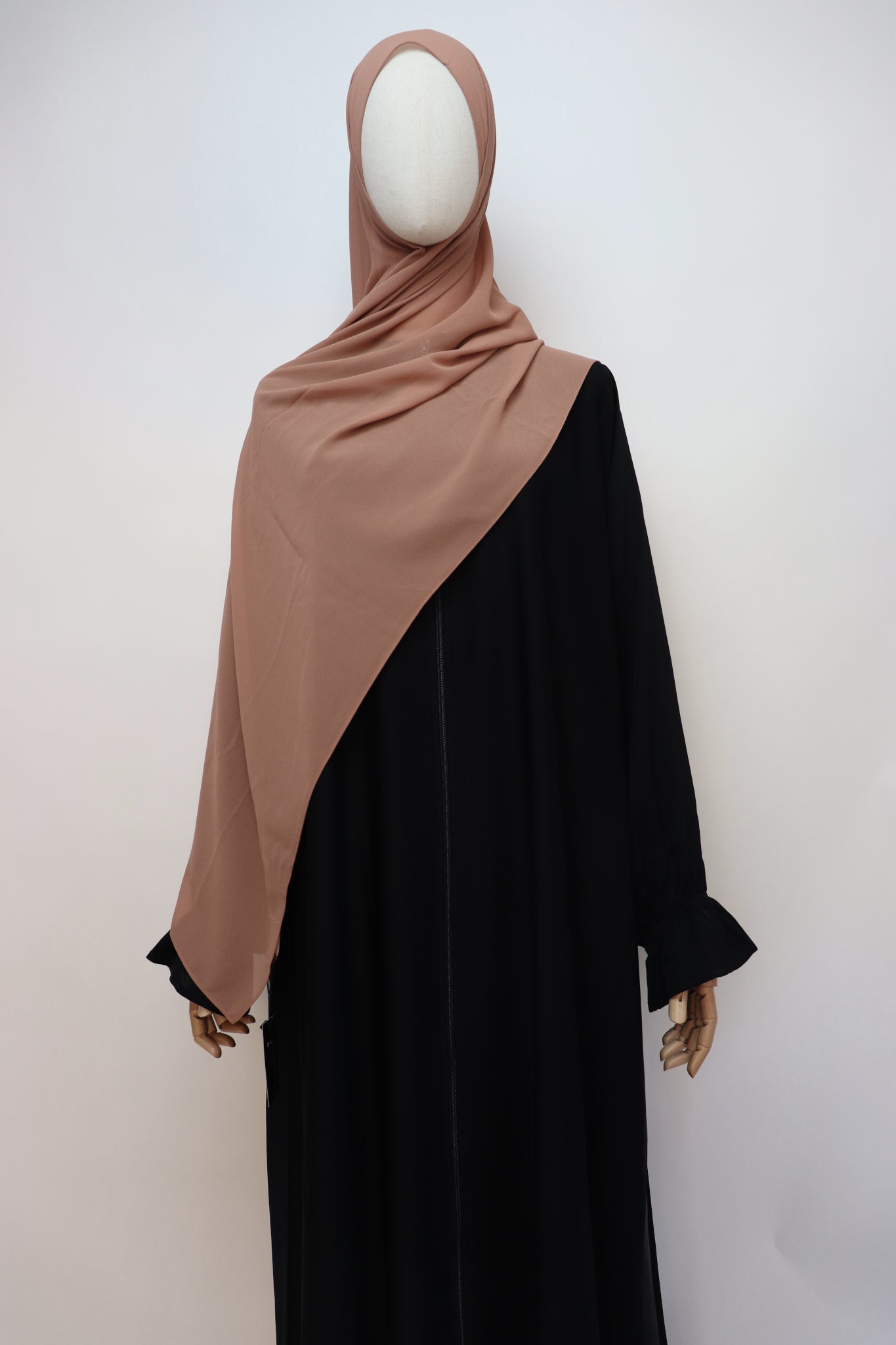 Premium Chiffon Hijab Standard Size - Nutmeg