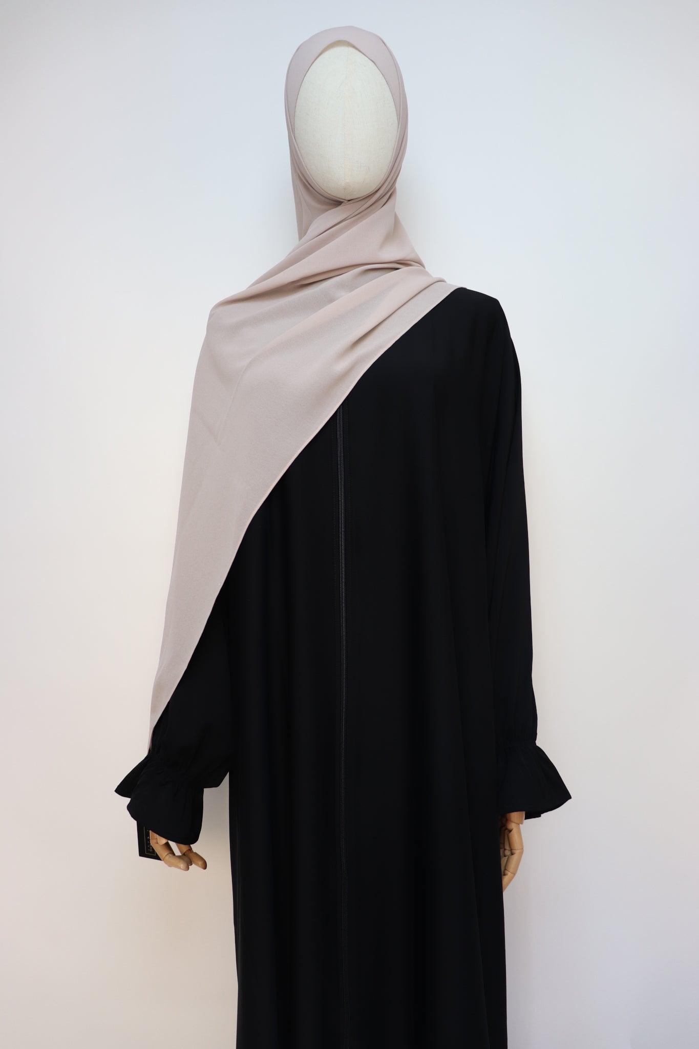 Premium Chiffon Hijab Standard Size - Pebble