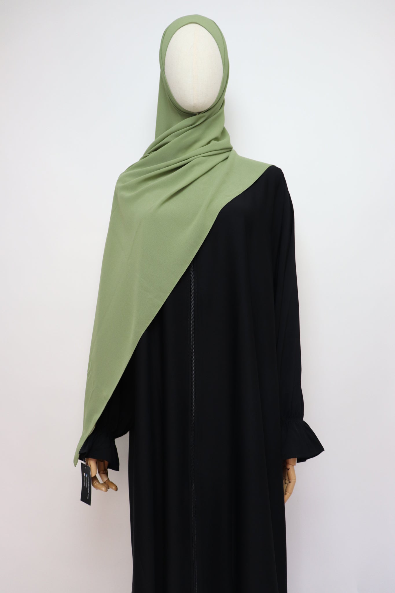 Premium Chiffon Hijab Standard Size - Pistachio