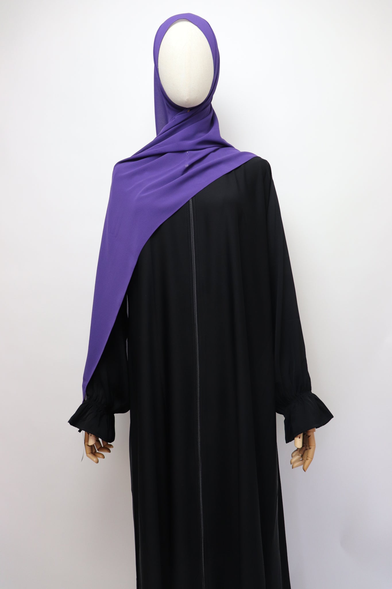 Premium Chiffon Hijab Standard Size - Purple