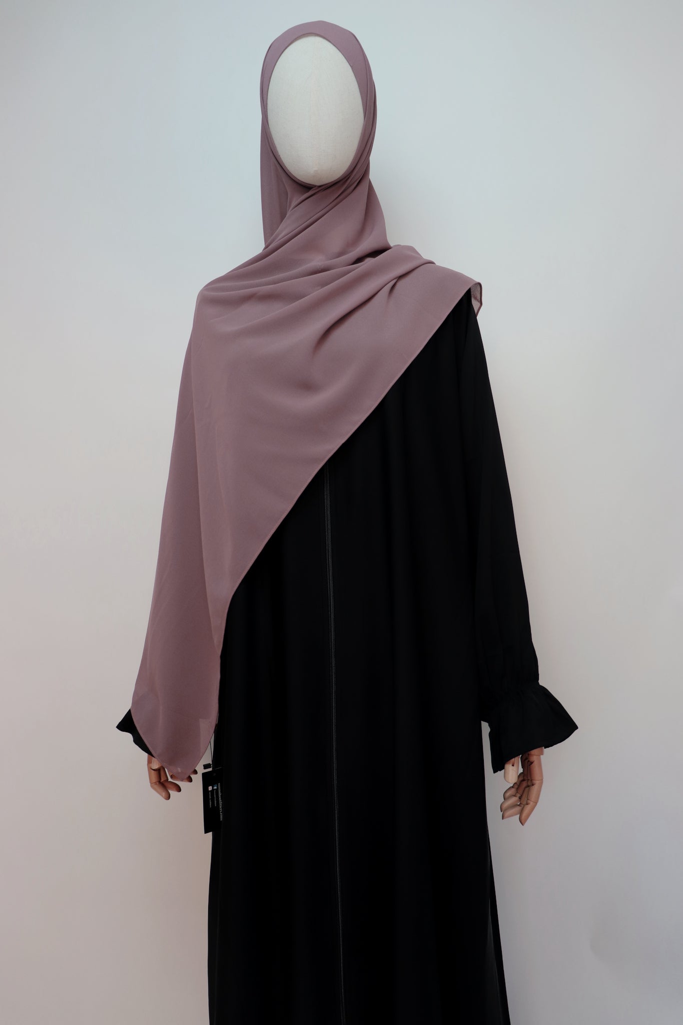 Premium Chiffon Hijab Standard Size - Purplish Taupe