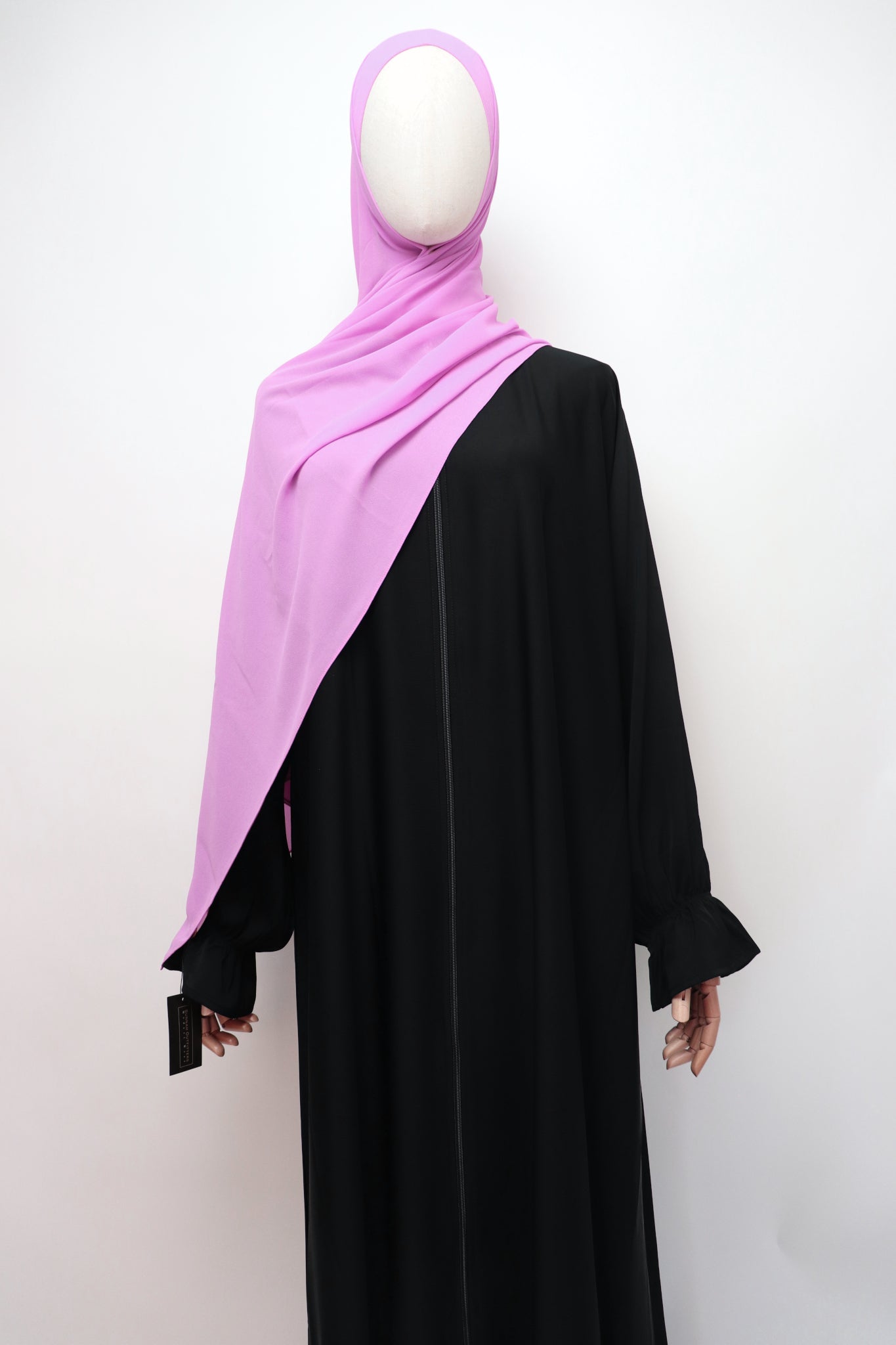 Premium Chiffon Hijab Standard Size - Rose Pink