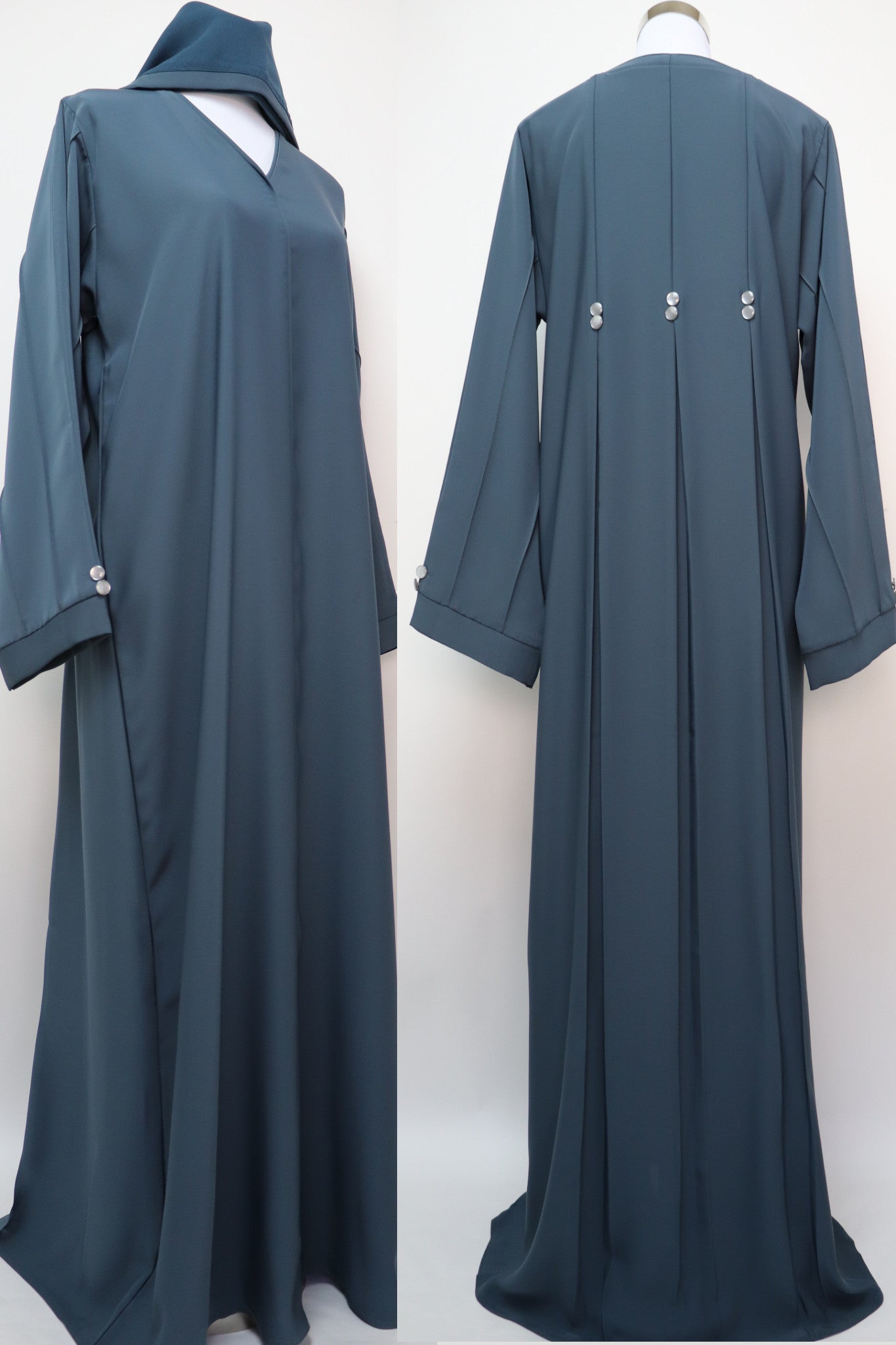 Minimalist Elegant Abaya - Teal