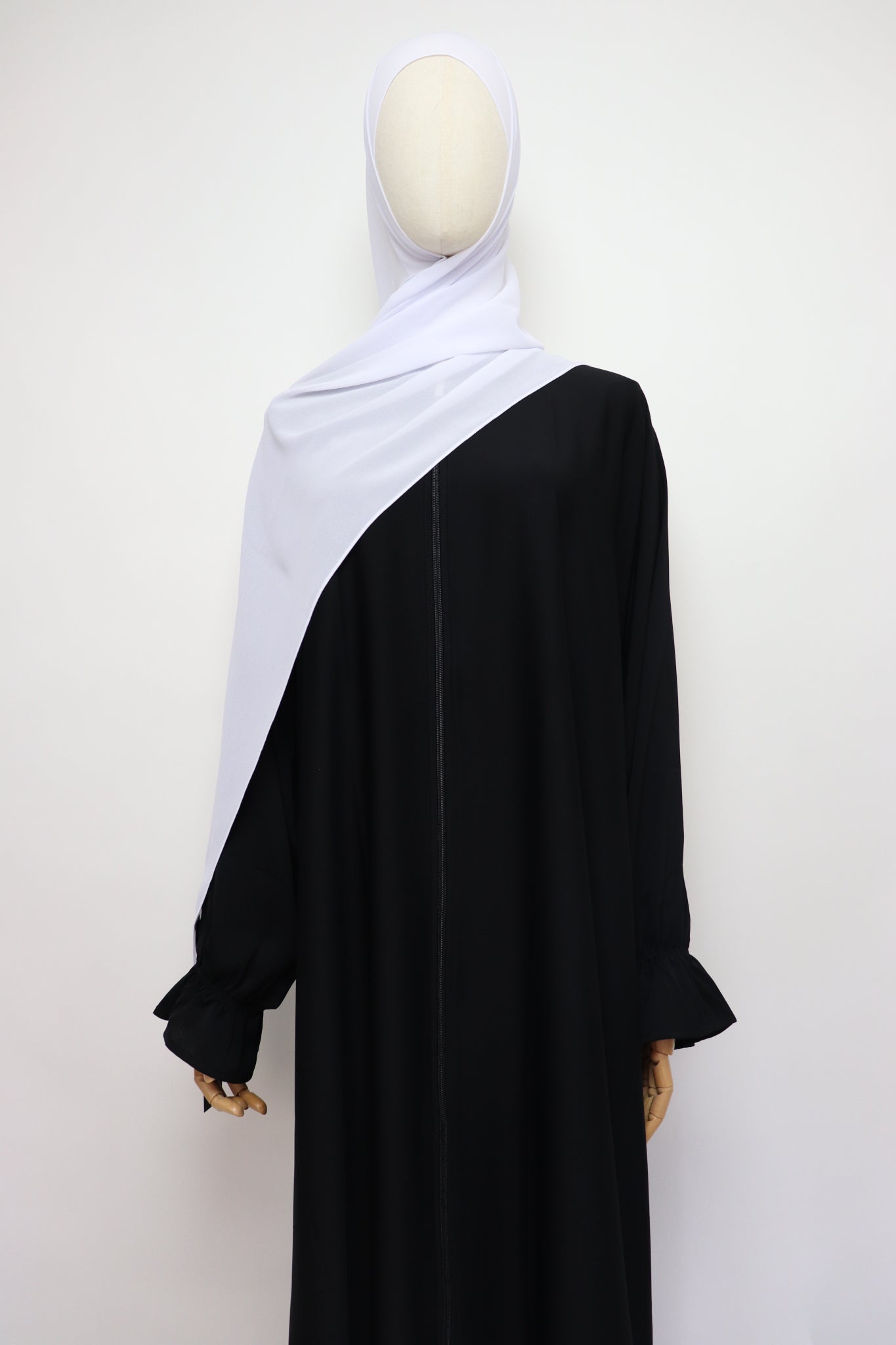 Premium Chiffon Hijab Standard Size - White
