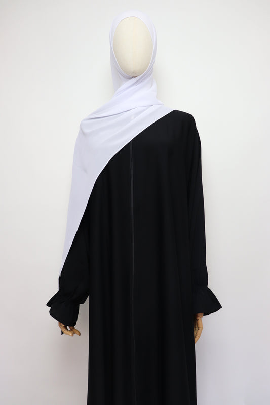 Premium Chiffon Hijab Standard Size - White