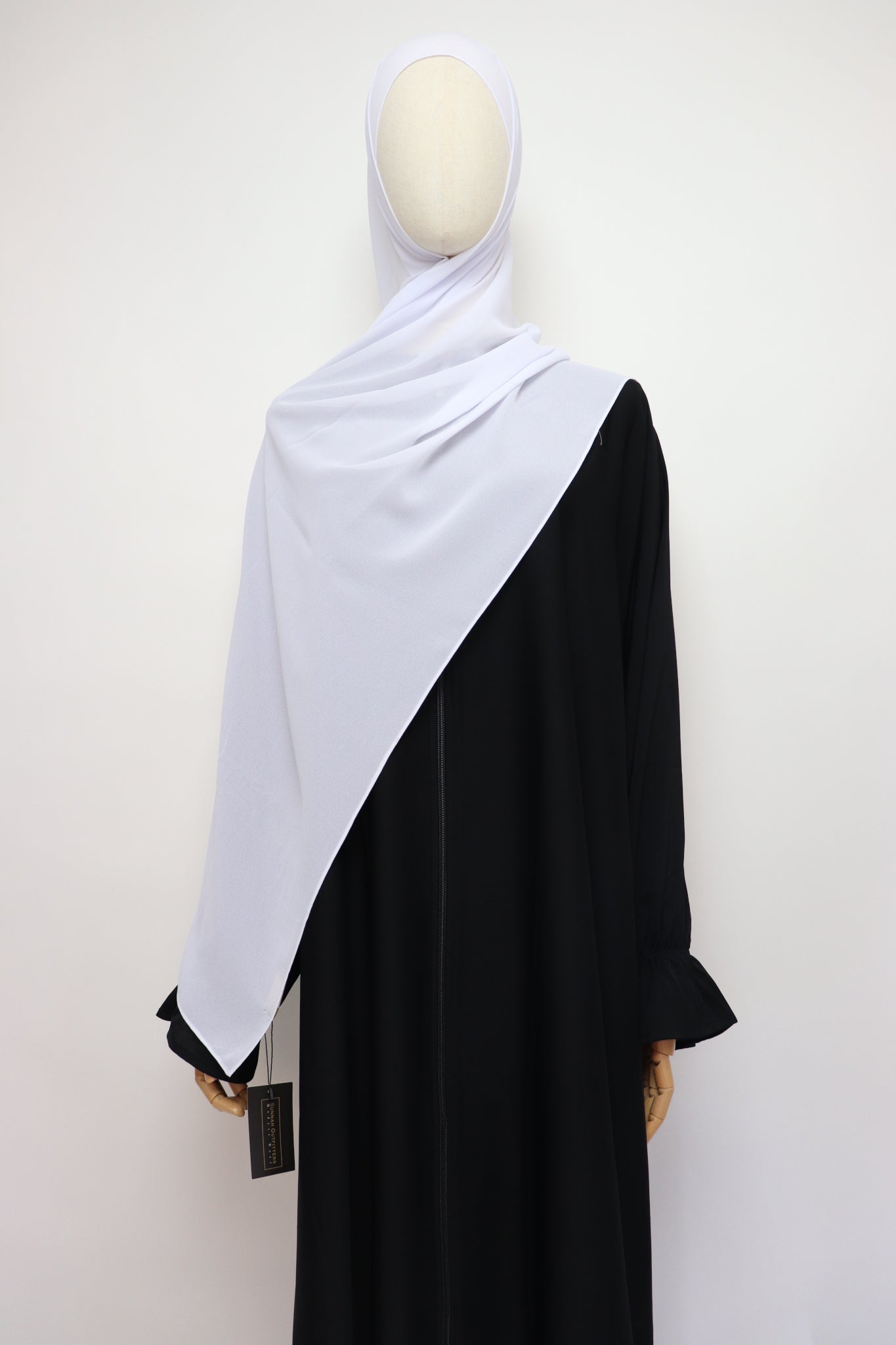 Premium Chiffon Hijab Standard Size - White