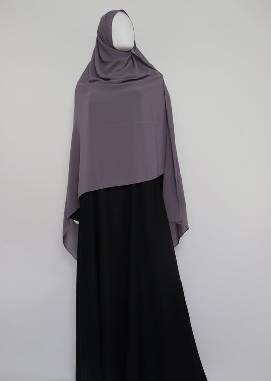 XL Premium Chiffon Hijab - Deep Lilac