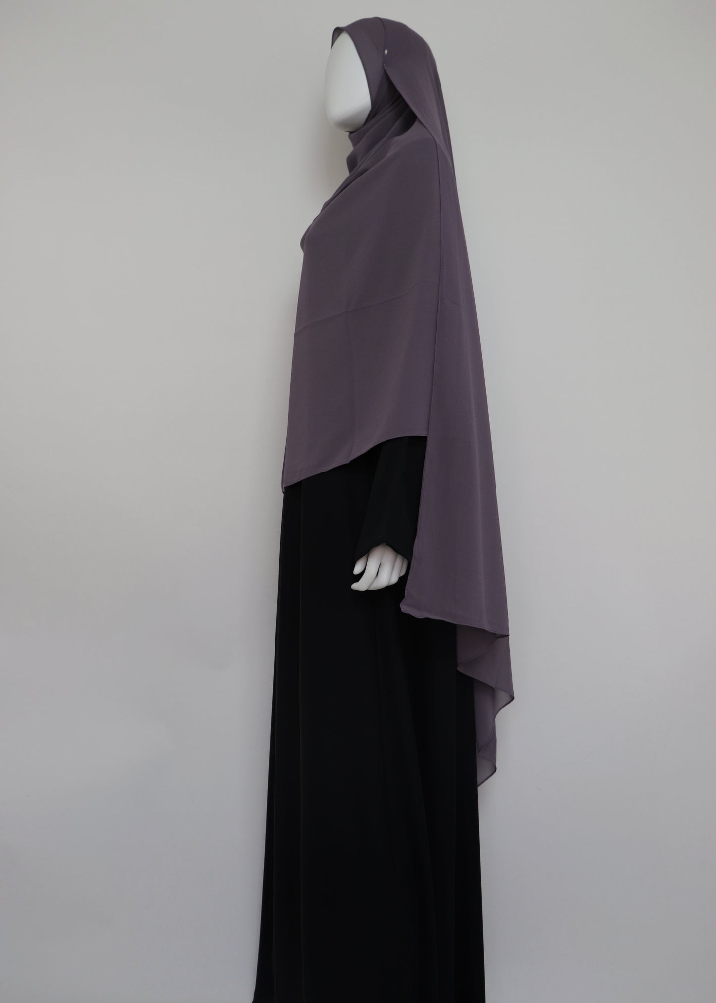 XL Premium Chiffon Hijab - Deep Lilac