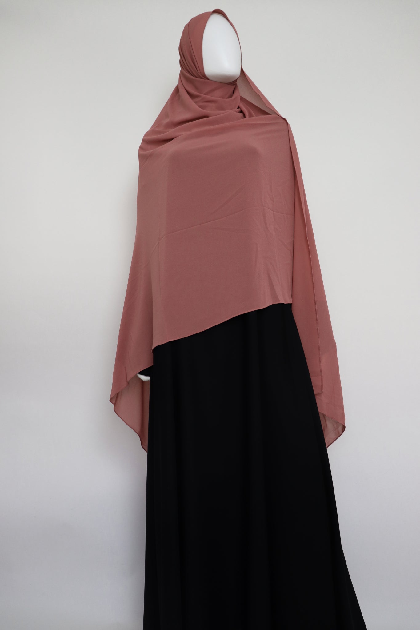 XL Premium Chiffon Hijab - Peony