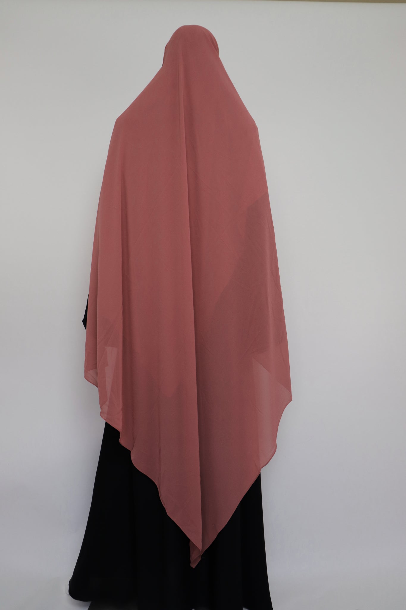 XL Premium Chiffon Hijab - Peony