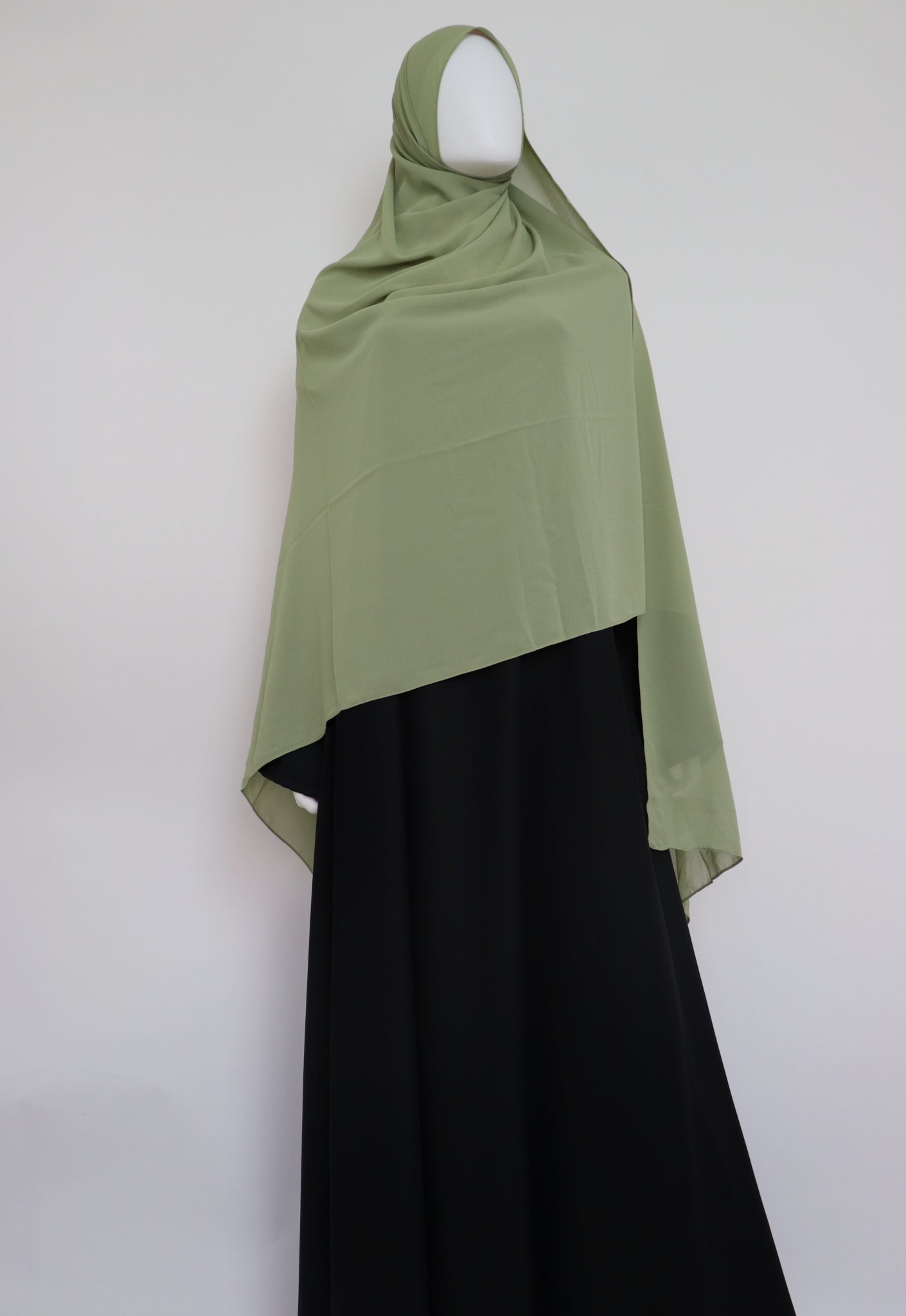 XL Premium Chiffon Hijab - Pistachio
