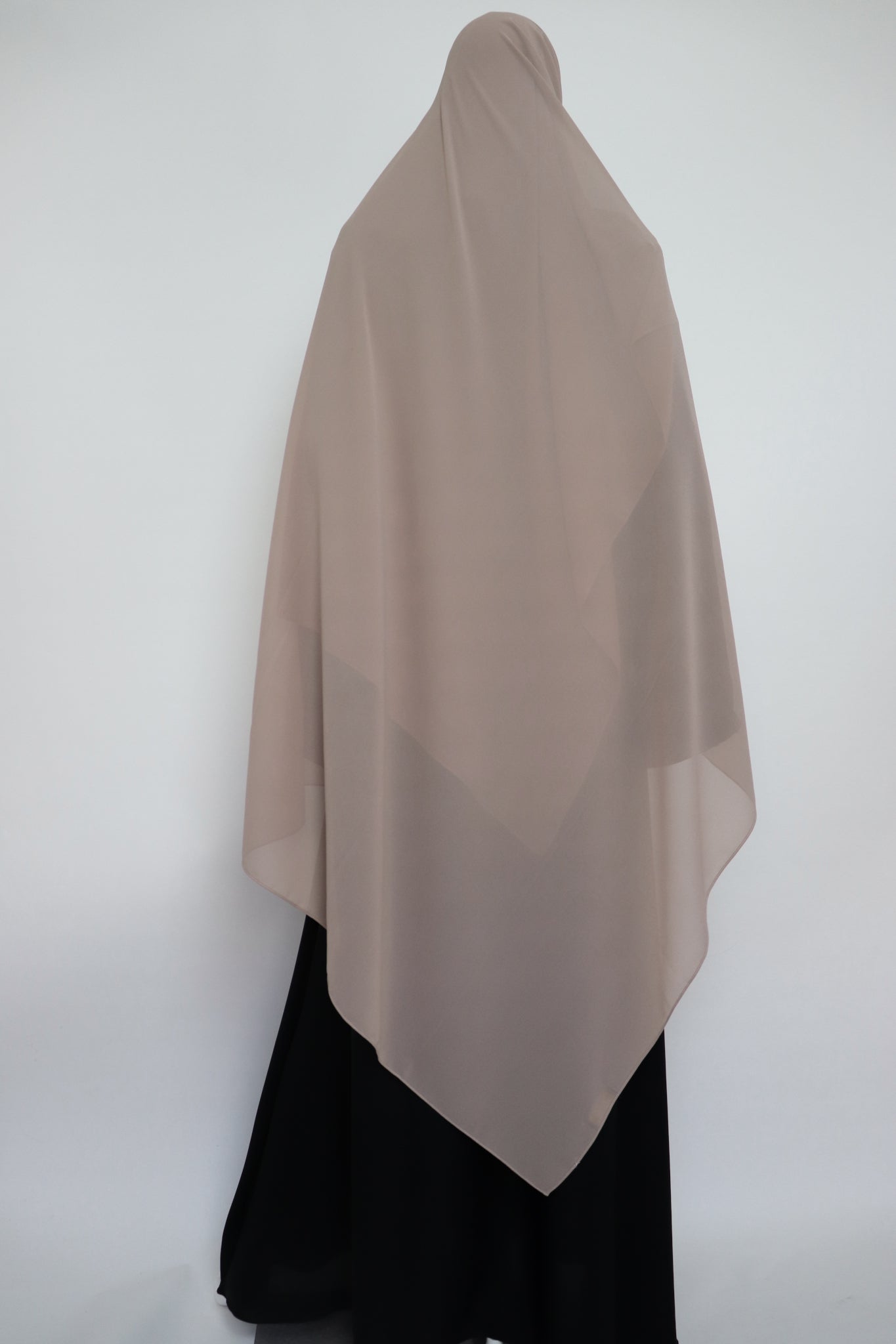 XL Premium Chiffon Hijab - Taupe