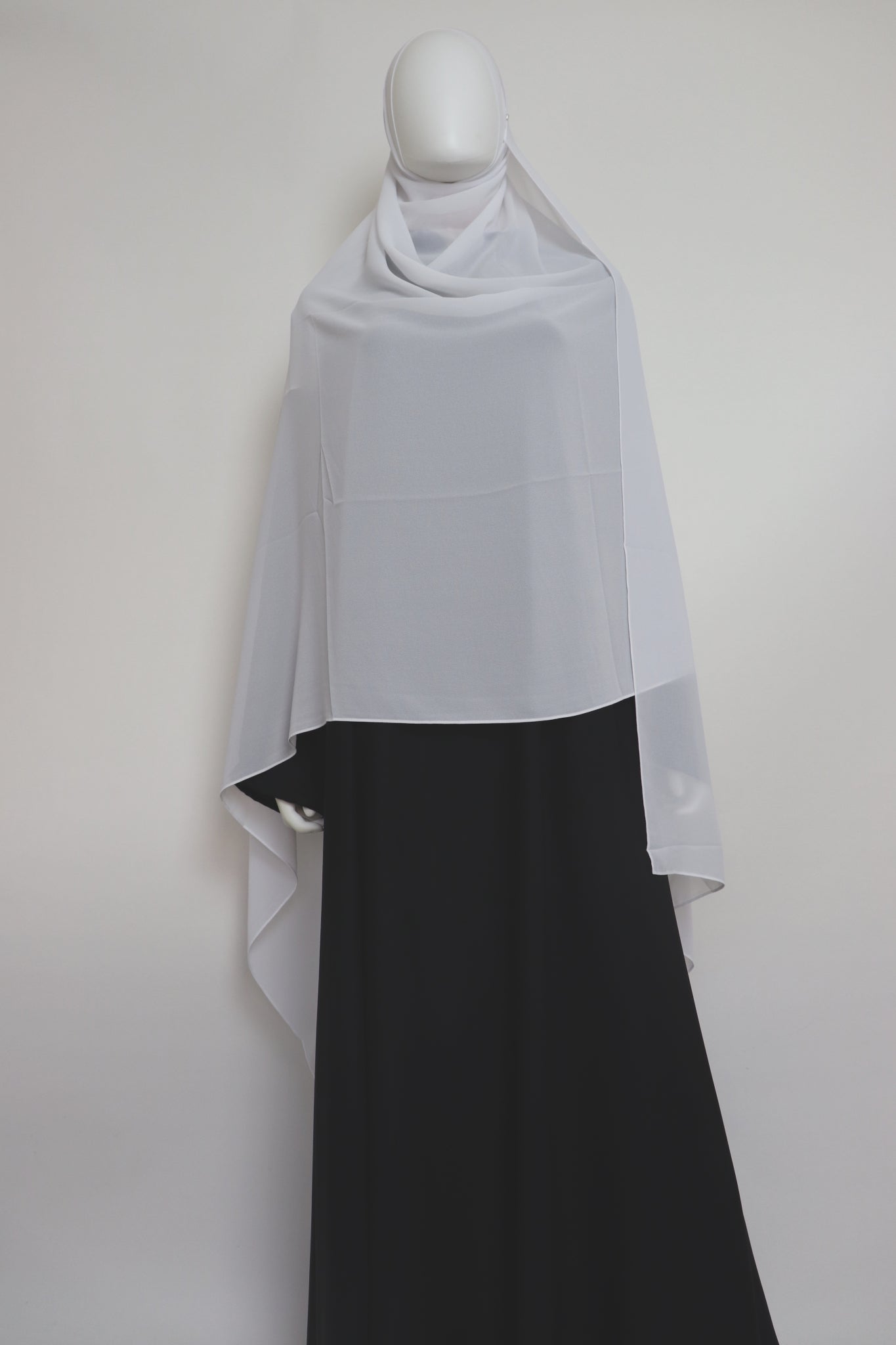 Premium Chiffon Hijab - White