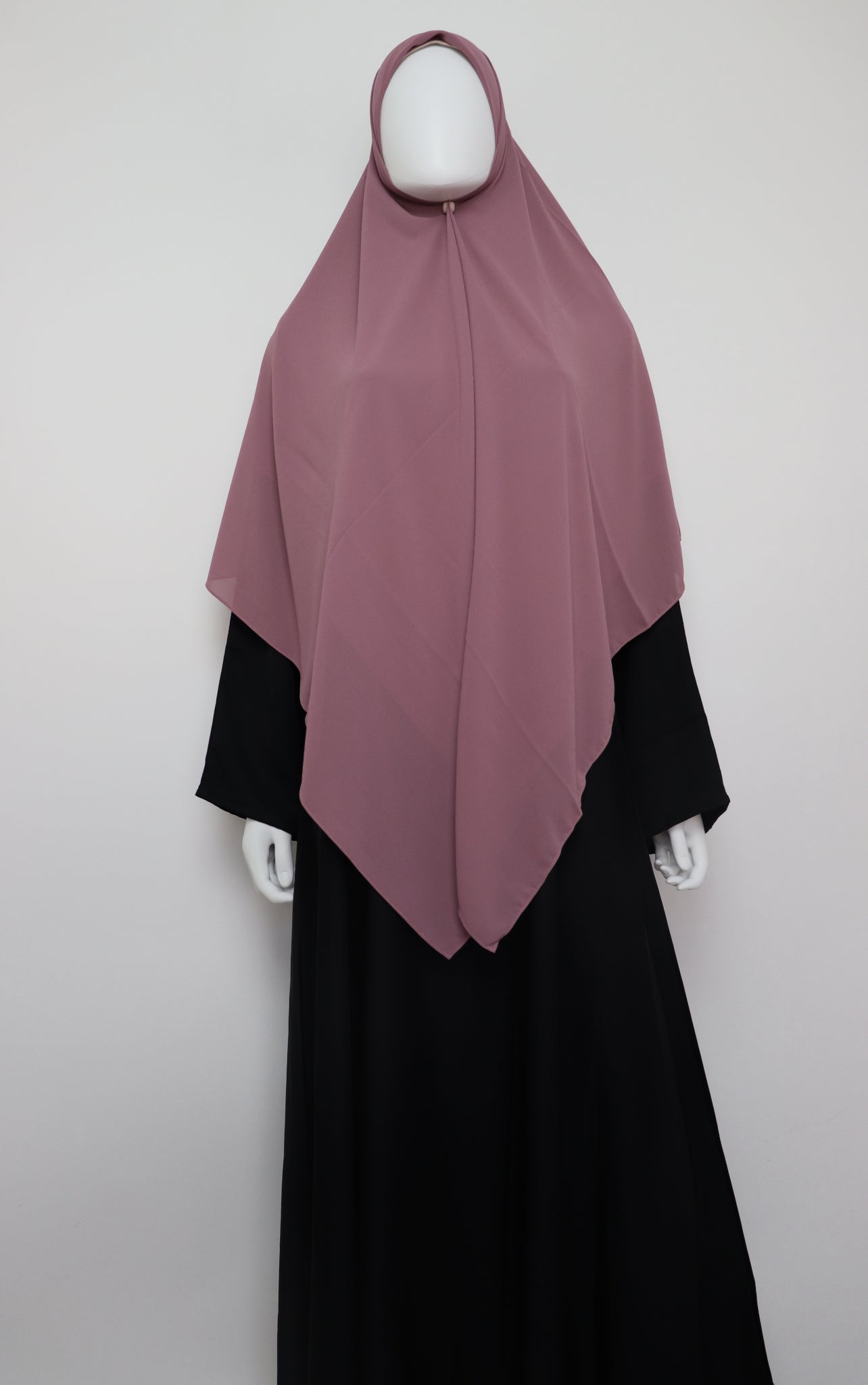 Square Premium Chiffon Hijab - Light Mauve