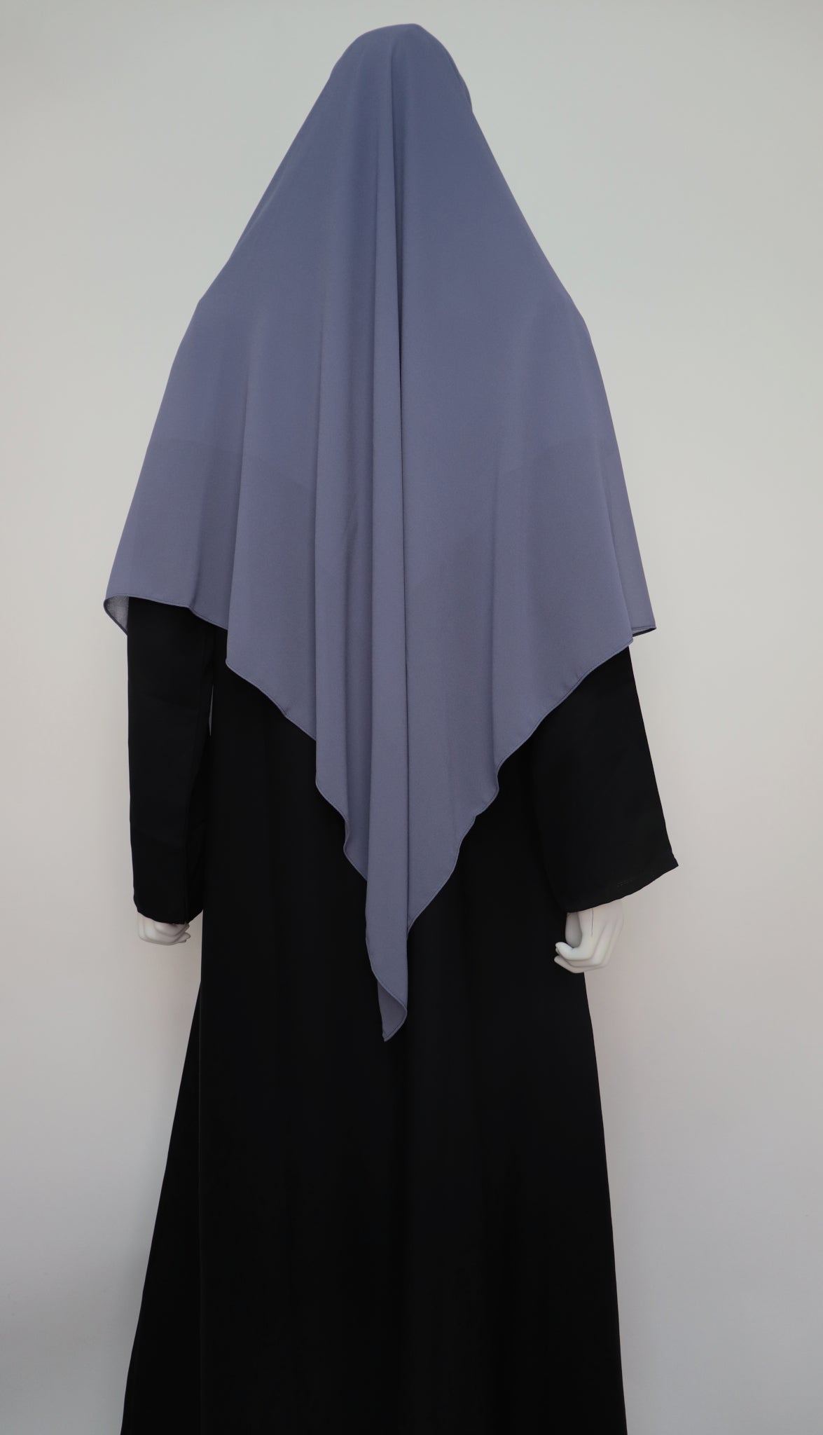 Square Premium Chiffon Hijab - Dusty Blue