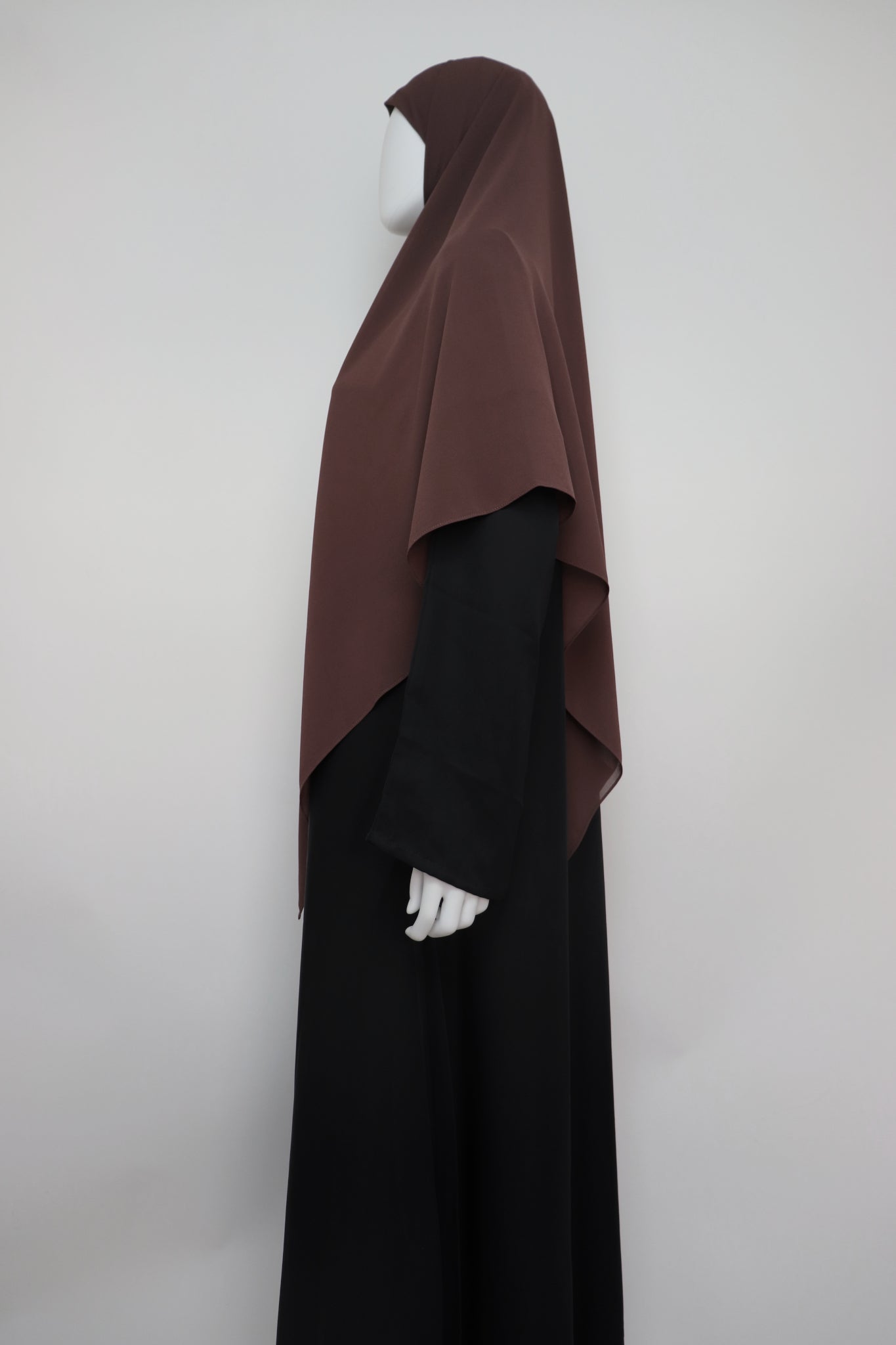 Square Premium Chiffon Hijab - Choco