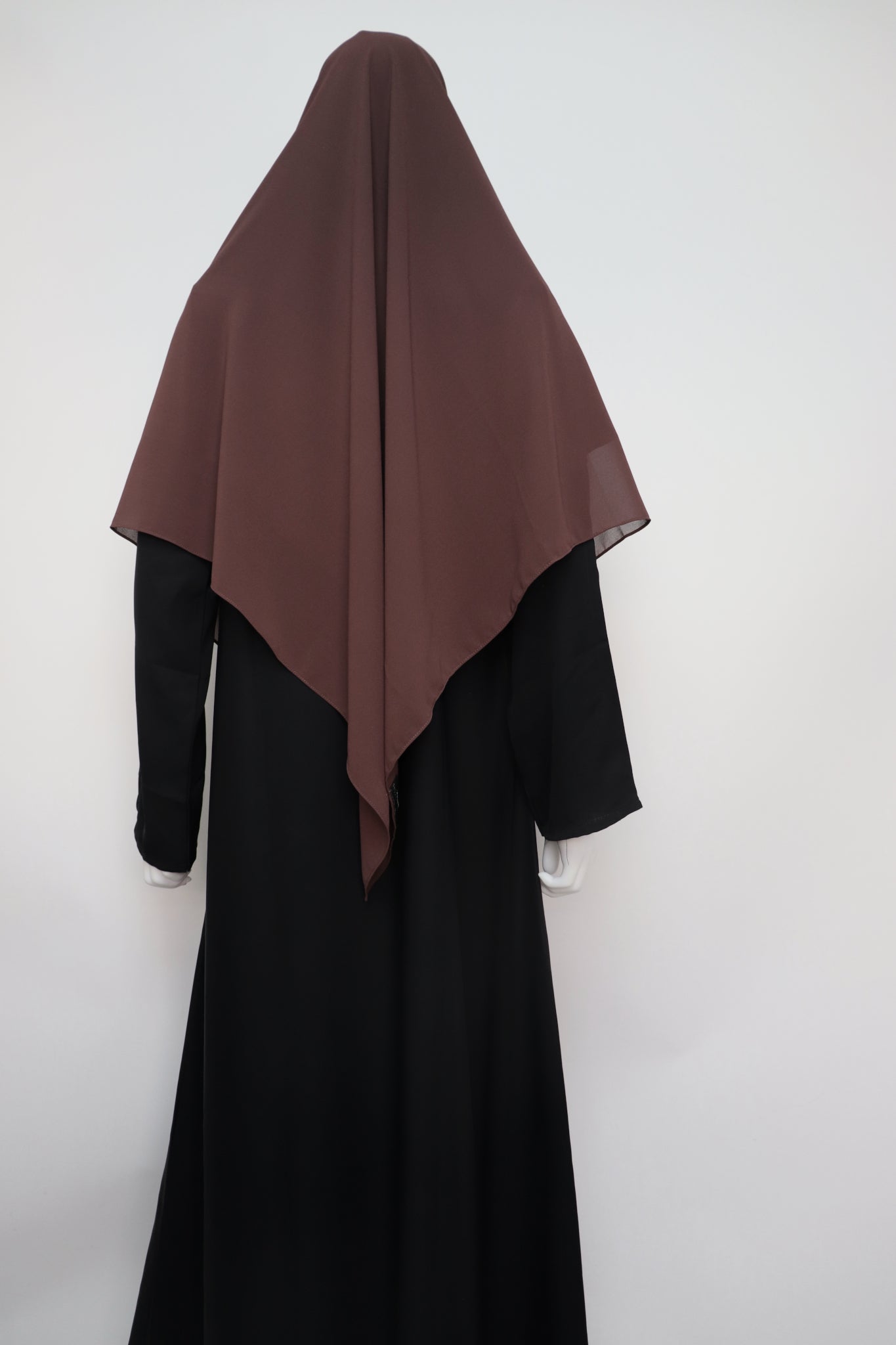 Square Premium Chiffon Hijab - Choco