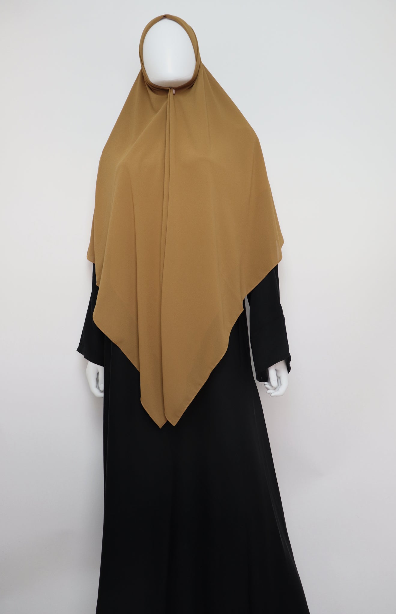 Square Premium Chiffon Hijab - Deep Mustard