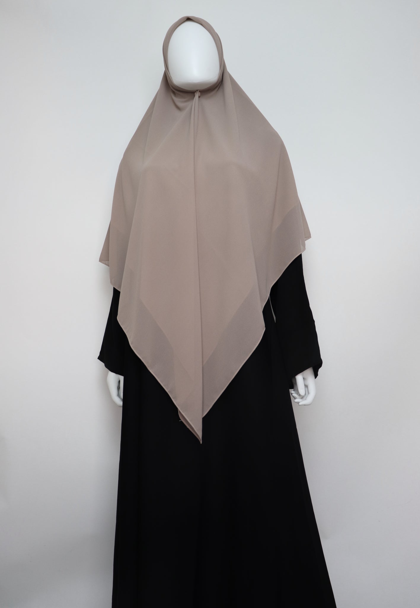 Square Premium Chiffon Hijab - Taupe