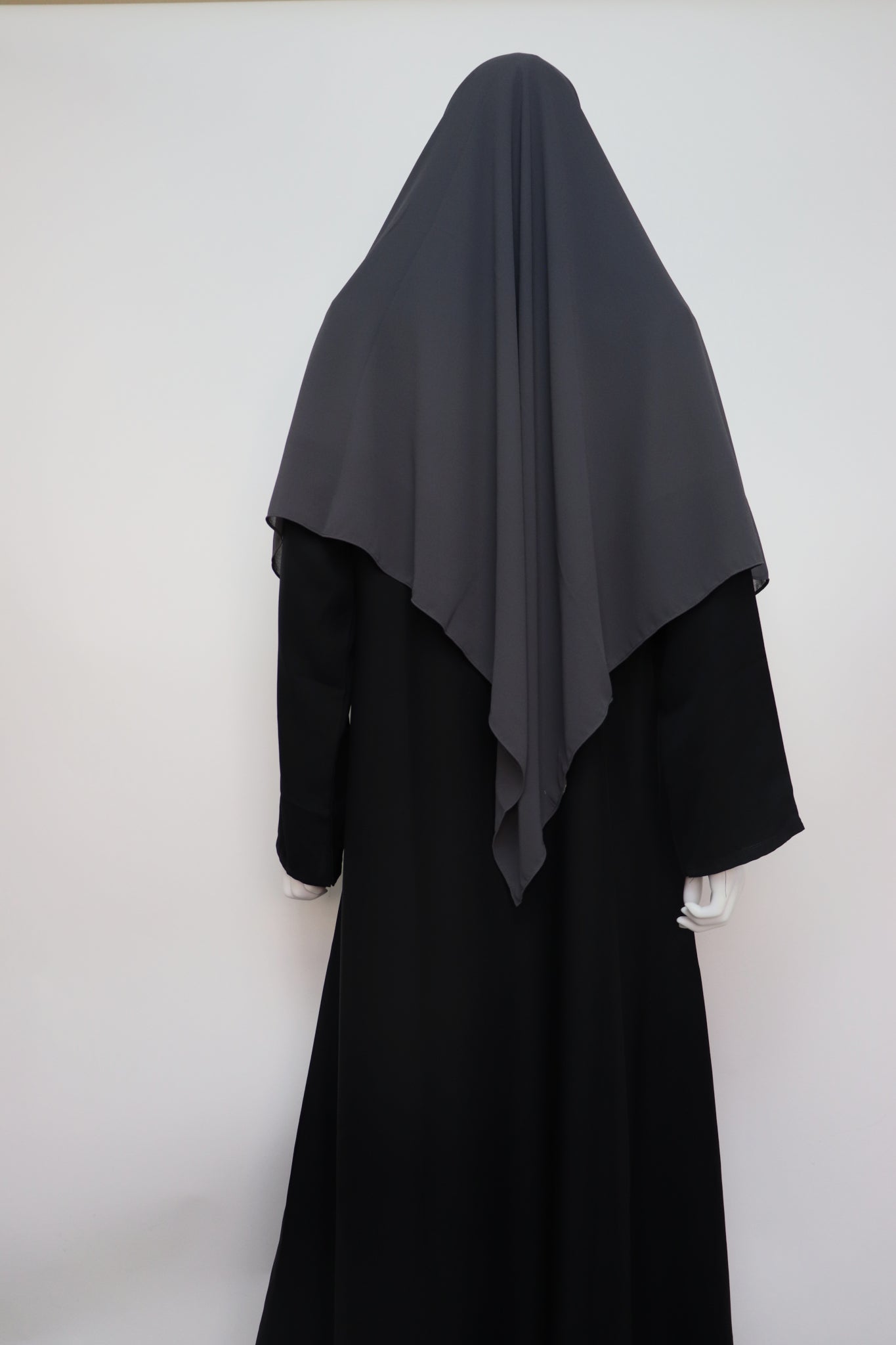 Square Premium Chiffon Hijab - Charcoal