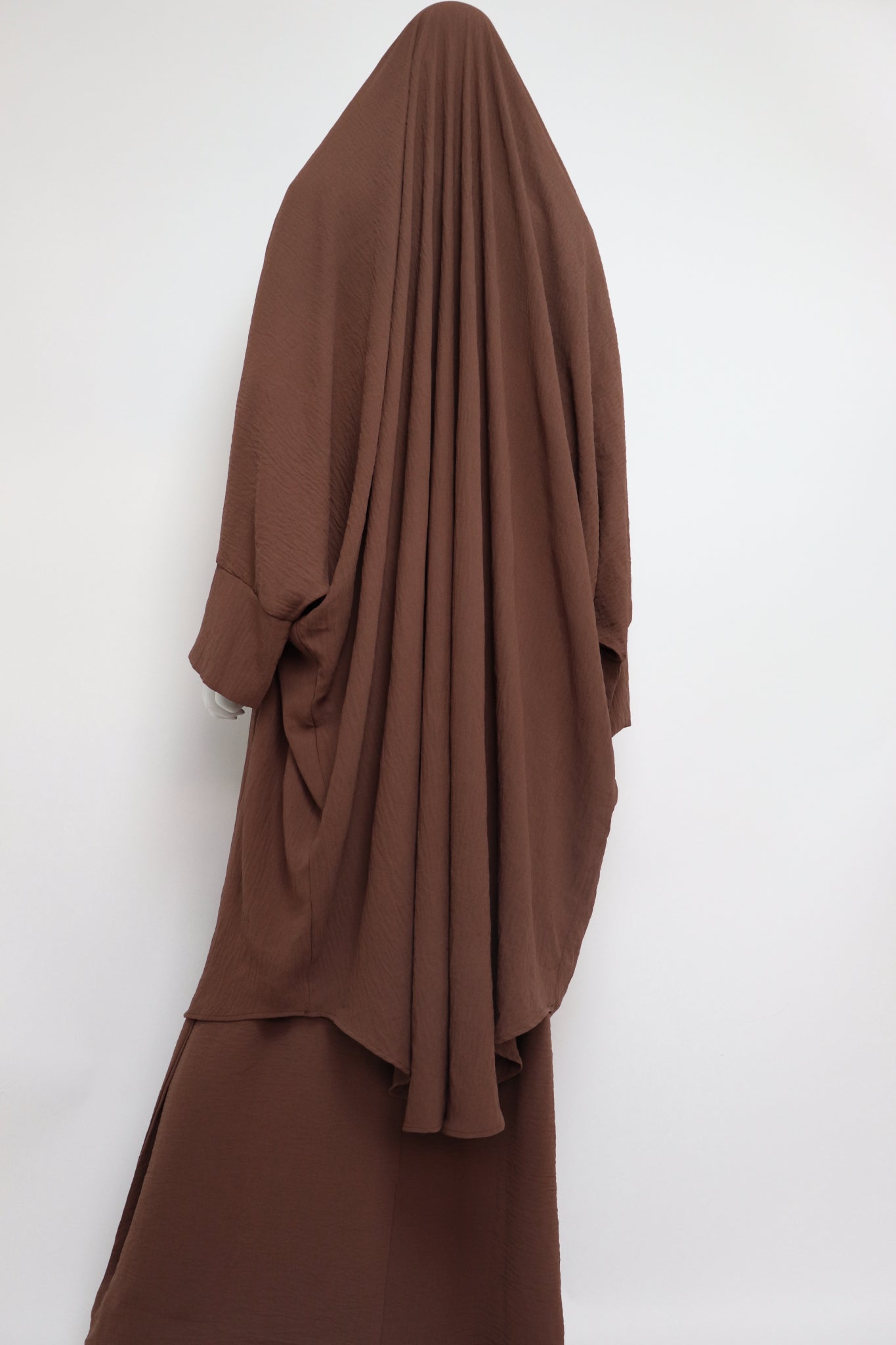 2 Piece Jilbab Dress Set - Rust Brown