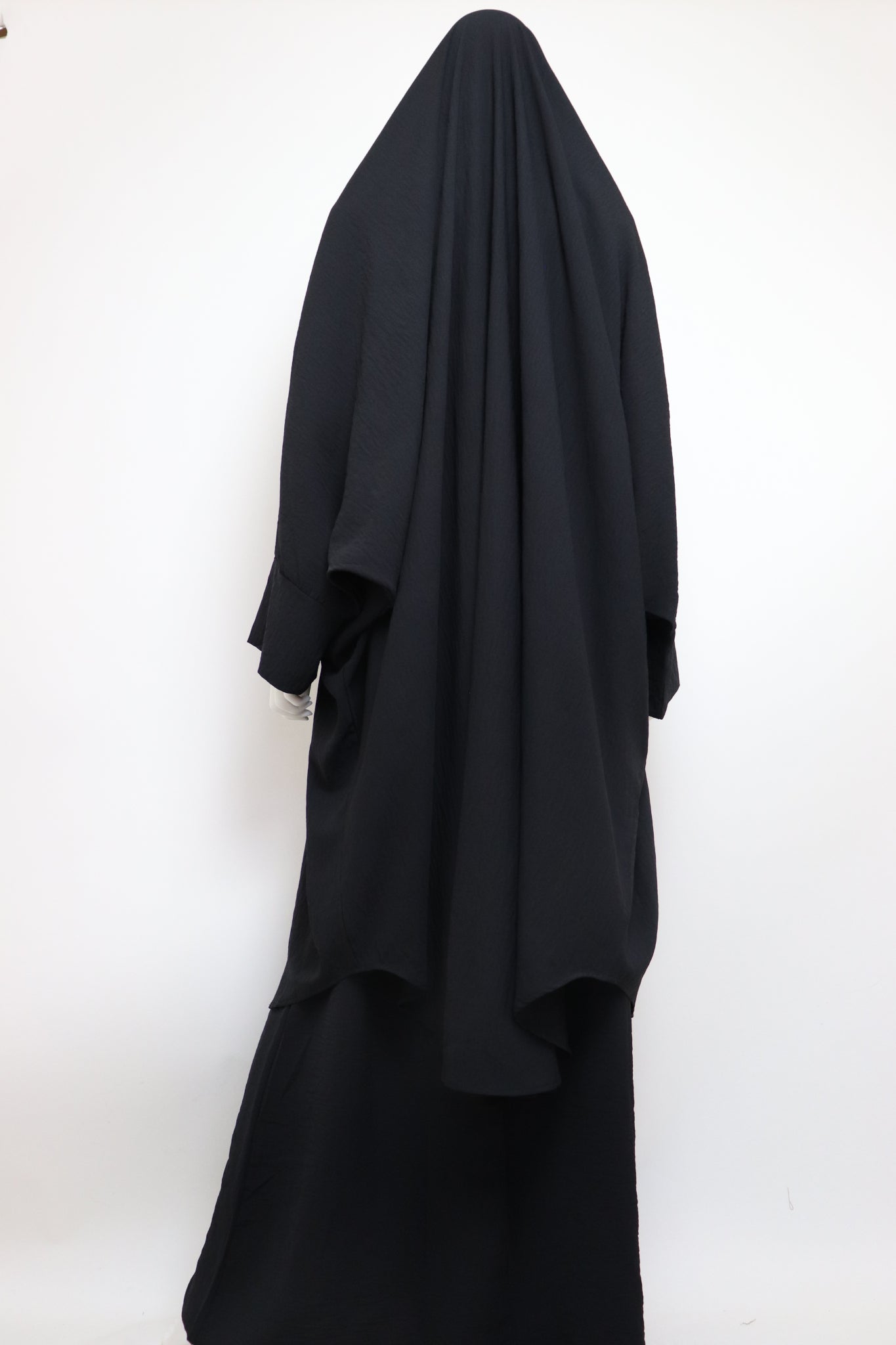 2 Piece Jilbab Dress Set - Black