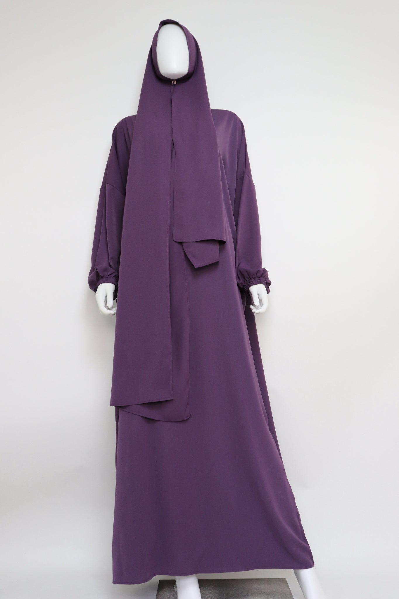 Abaya with Hijab - Purple