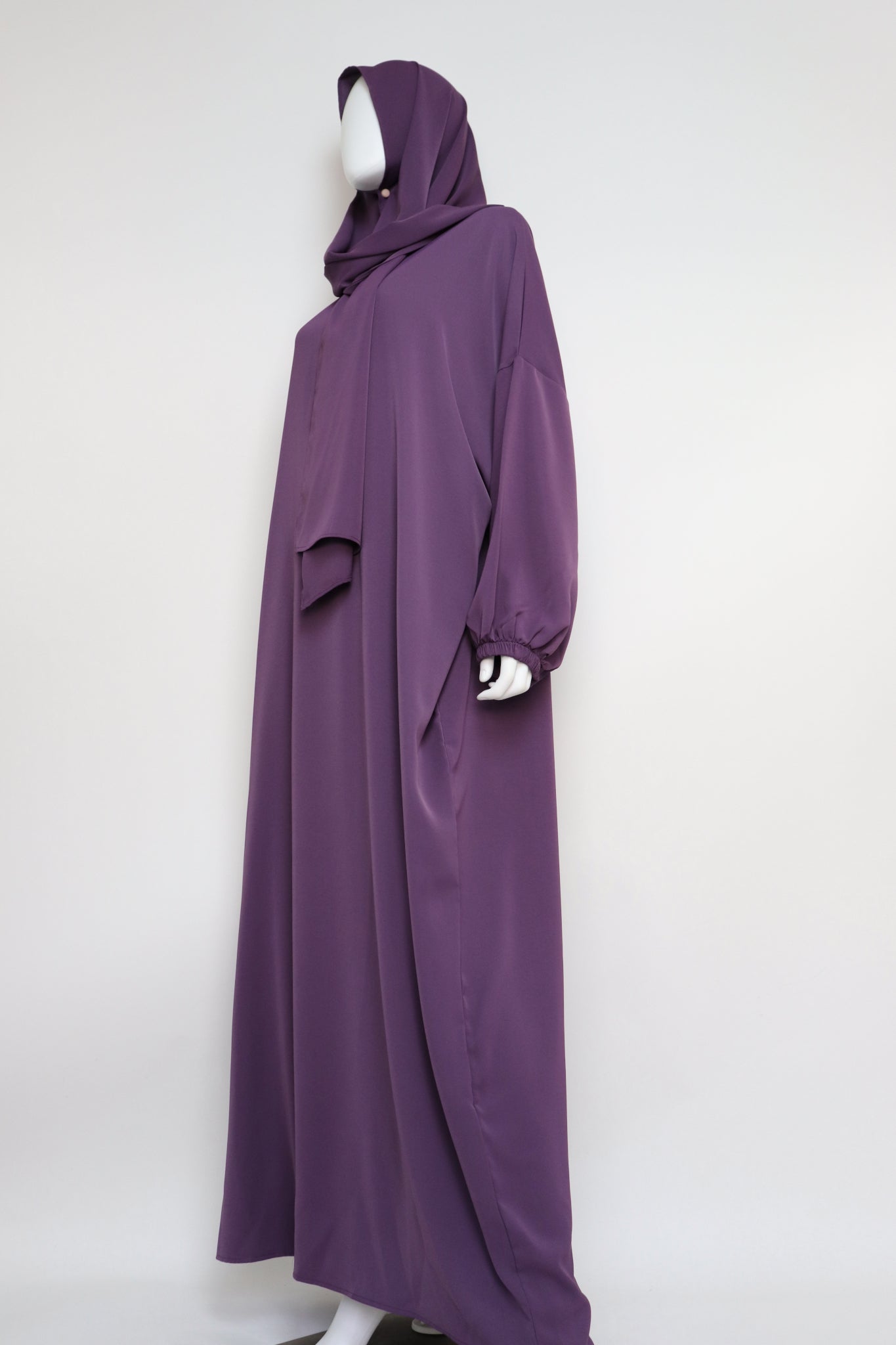 Abaya with Hijab - Purple
