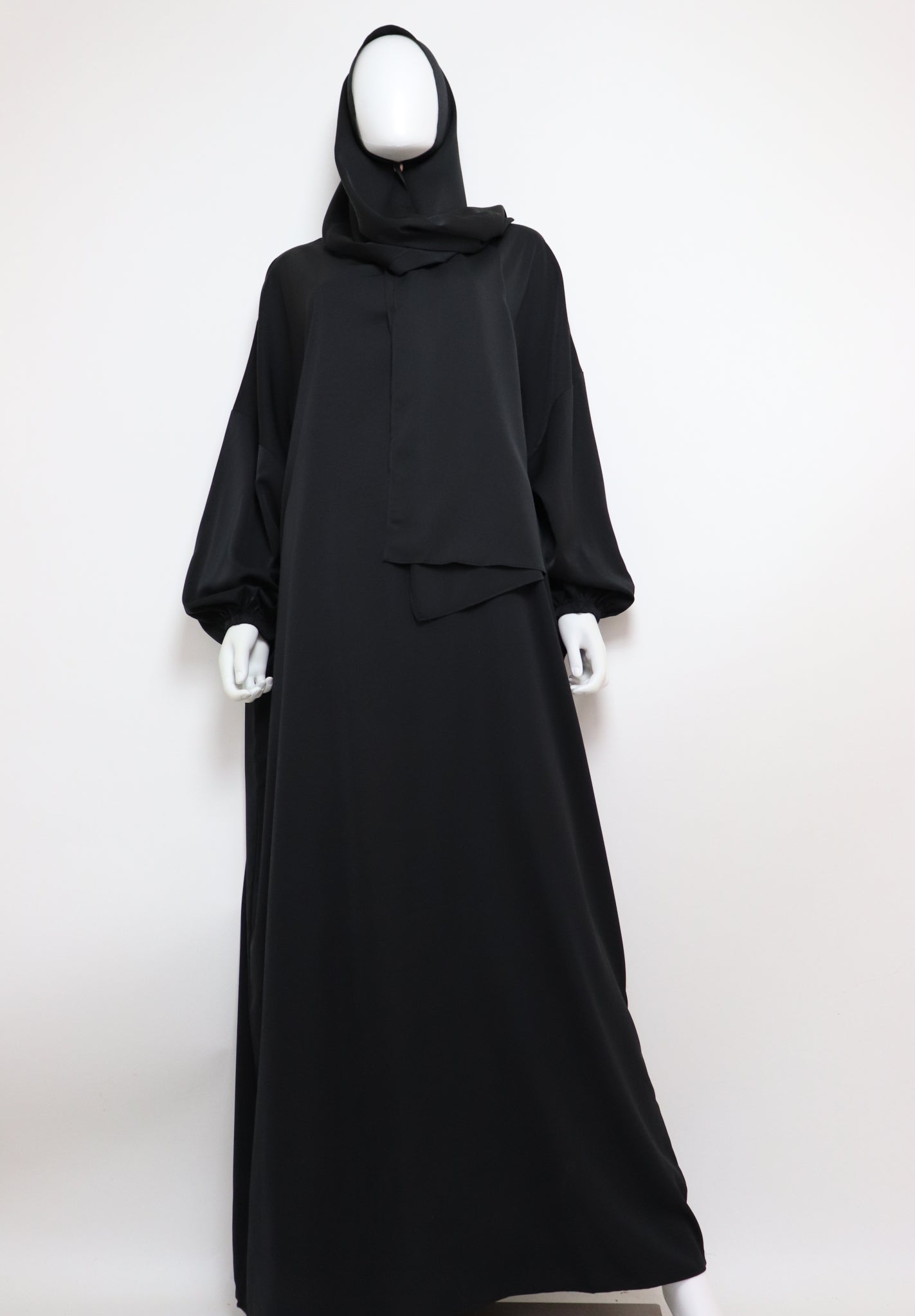 Abaya with Hijab - Black