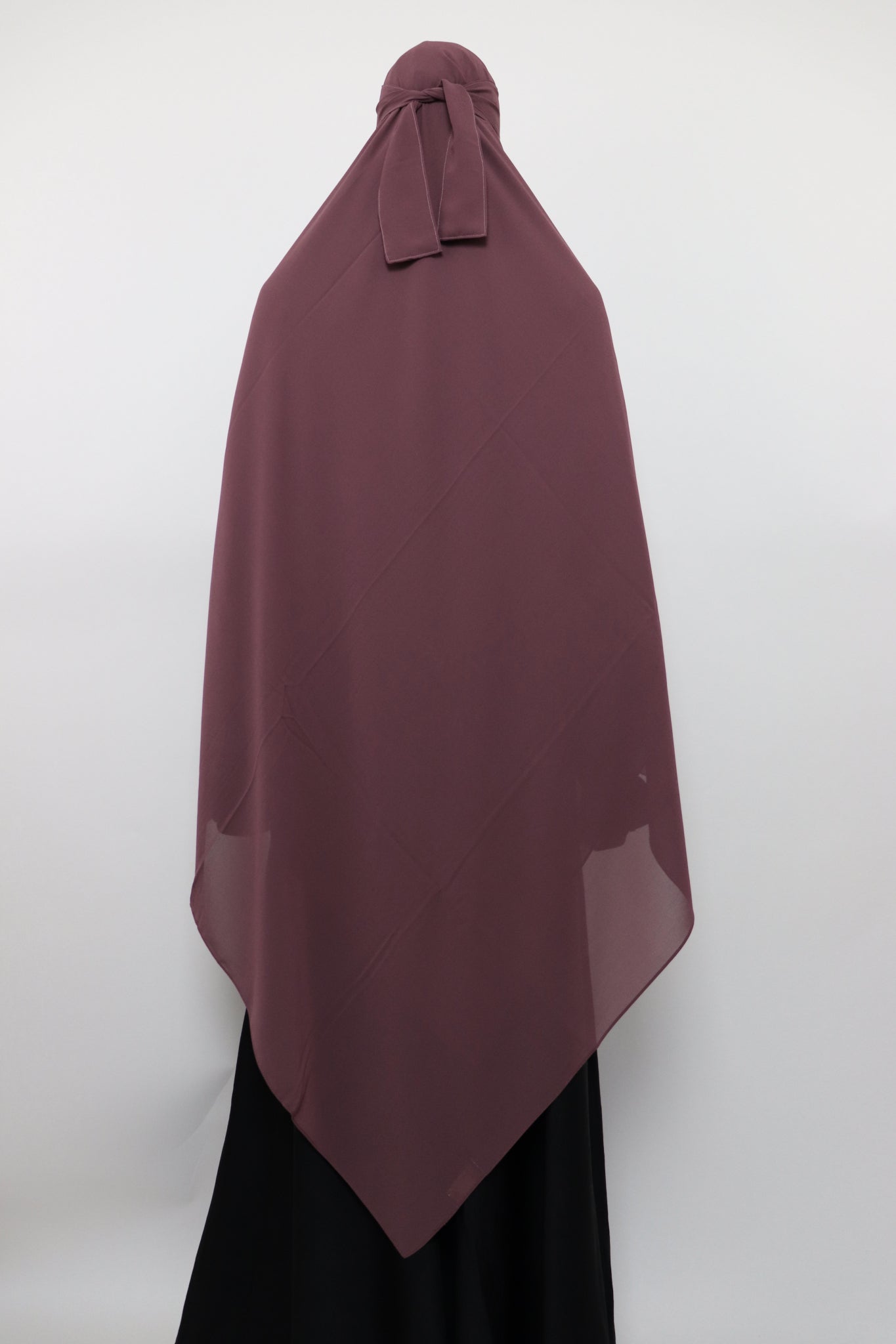 XL Premium Chiffon Hijab and Niqab Set - Mauve