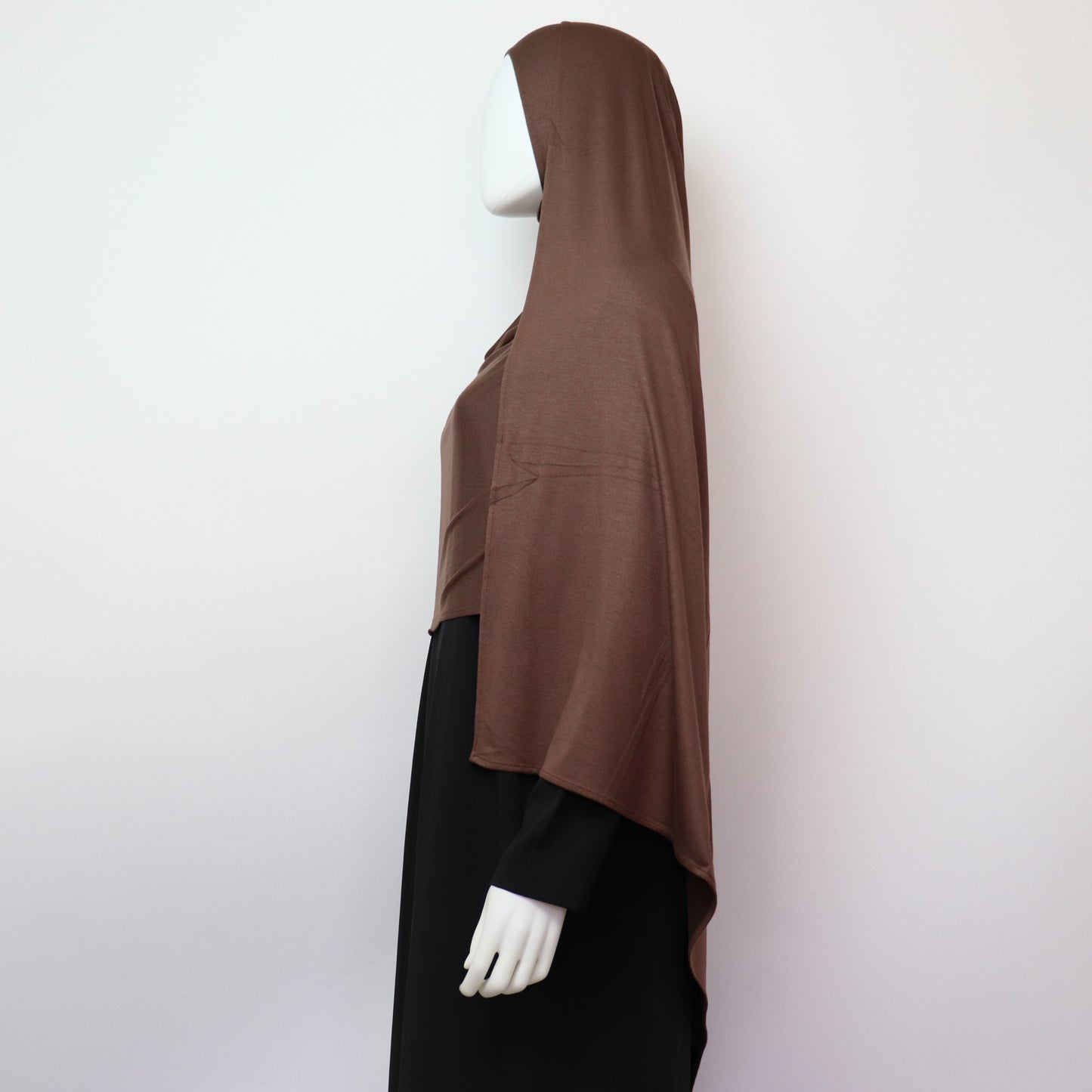 Premium Maxi Jersey Hijab Choco Brown