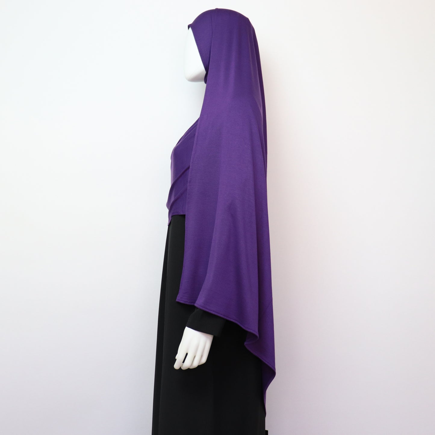 Premium Maxi Jersey Hijab Purple